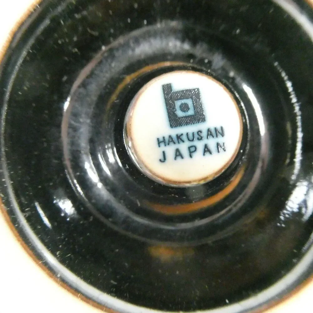 Hakusan Japan Ikebana Bud Vase Masahiro Mori Glazed Ceramic Round